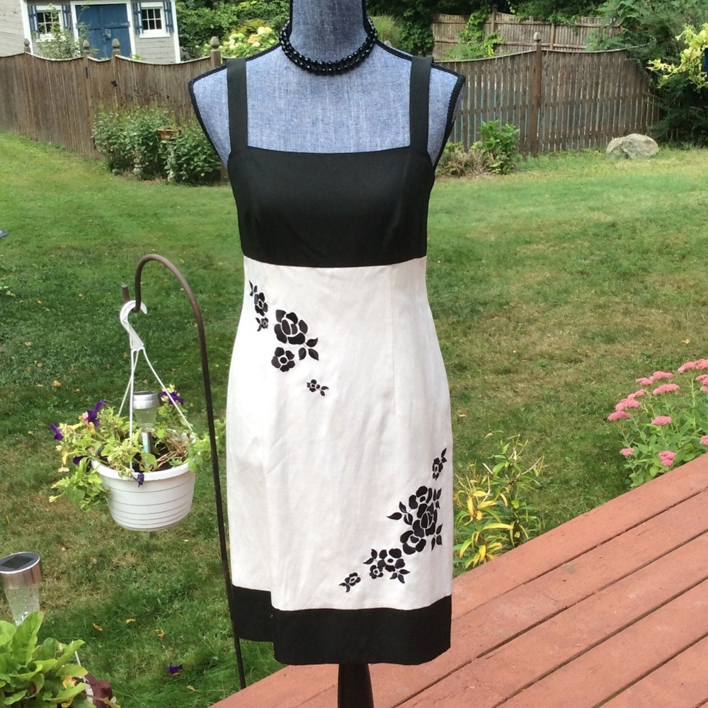 Ann Taylor loft silk linen dress